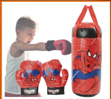 Spider-Man Kids Boxing Set punching bag