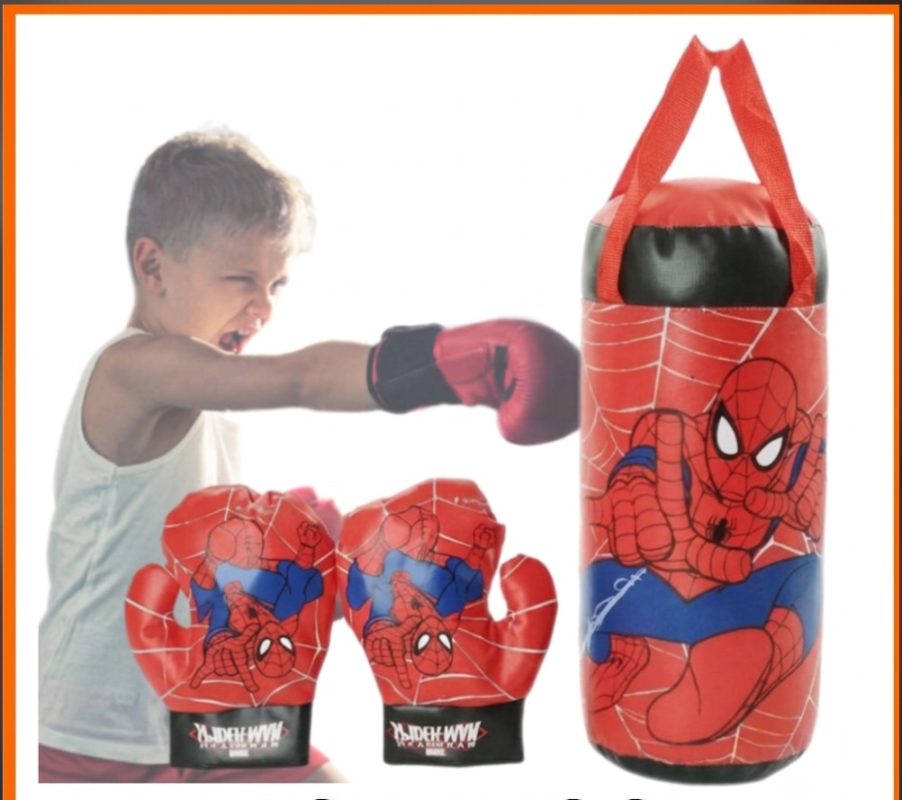 Spider-Man Kids Boxing Set punching bag