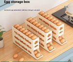 4-Layer Automatic Rolling Egg Holder for Fridge –
